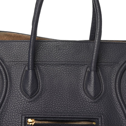 Celine Bullhide Calfskin Medium Phantom Luggage Navy Blue 14 of 15