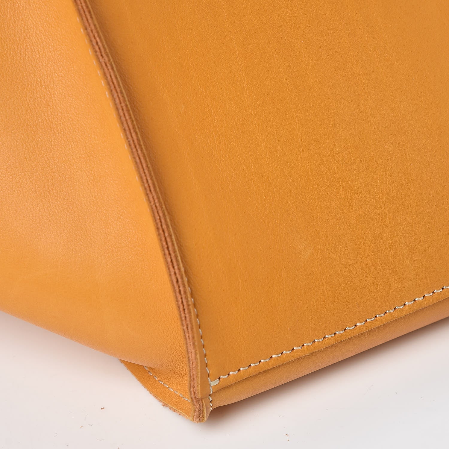 Celine Soft Bare Calfskin Medium Big Bag Dark Yellow 9 of 15