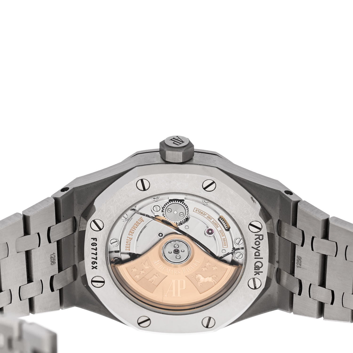 Audemars Piguet Stainless Steel 37mm Royal Oak Offshore Automatic Watch Silver 15450ST.OO.1256ST.01 4 of 5