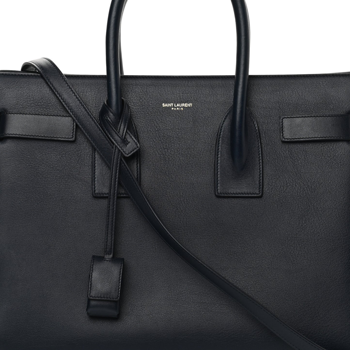 Smooth Calfskin Small Double Face Sac De Jour Marine Black