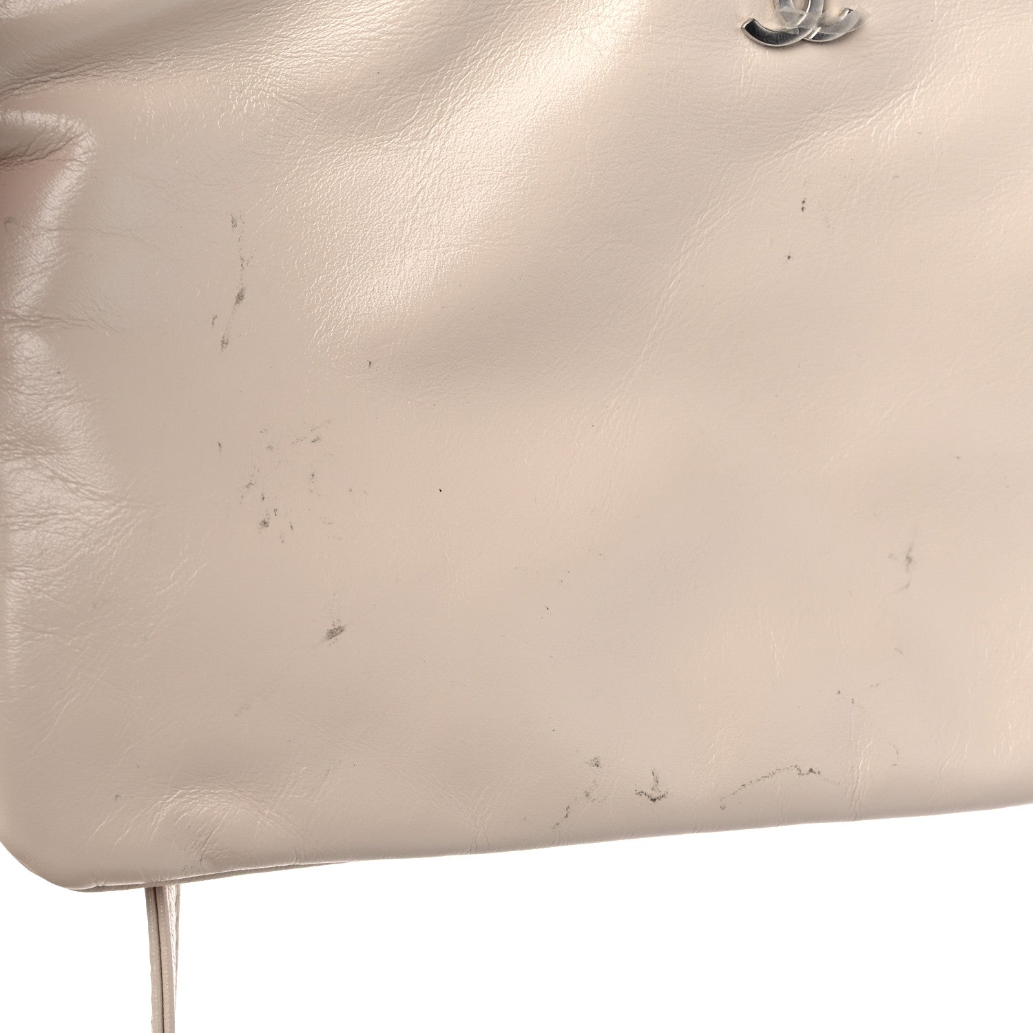 Chanel Shiny Calfskin Quilted Chanel 22 Light Beige 13 of 13
