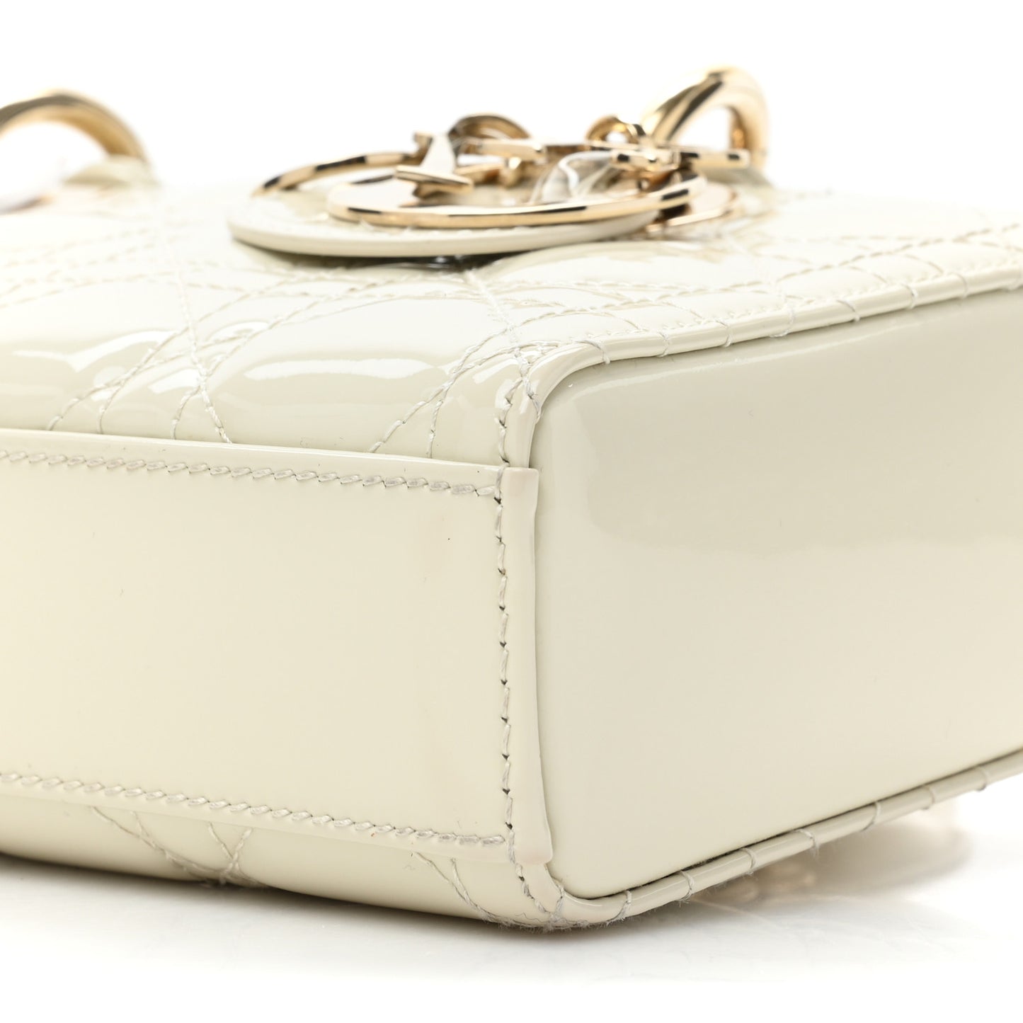 Patent Cannage Small Lady D-Joy White