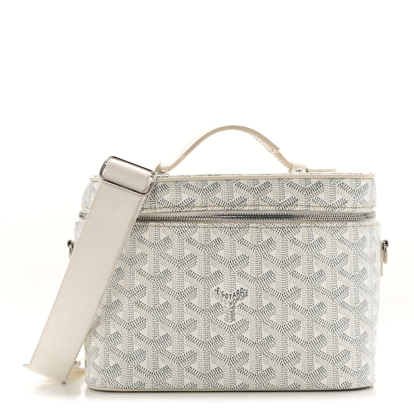 Goyardine Muse Vanity Case White