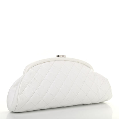 Chanel Caviar Quilted Timeless Clutch White 2 of 4