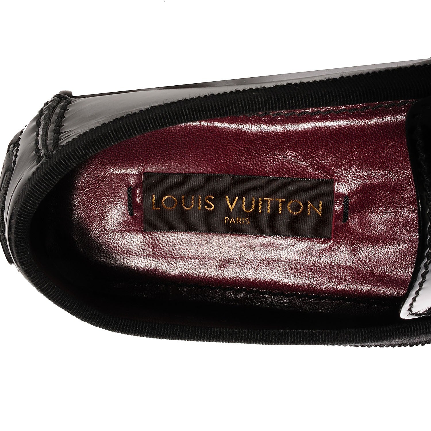 Louis Vuitton Patent Monte Carlo Loafers 7 Black 7 of 8