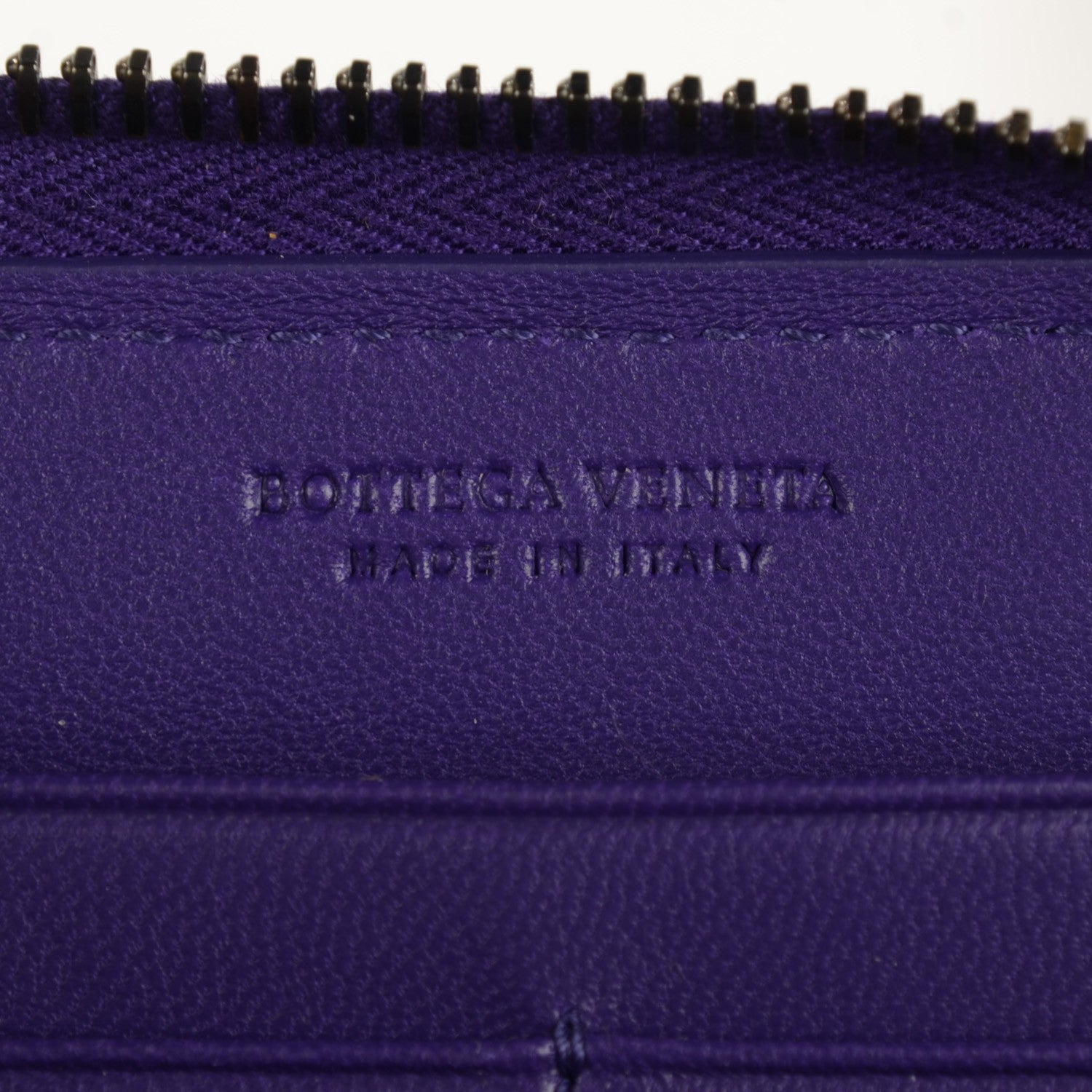 Bottega Veneta Ayers Livrea Intrecciato Zip Around Wallet Plum 7 of 10