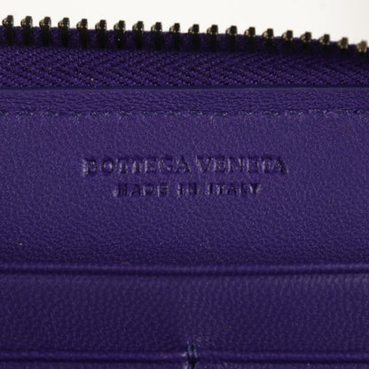 Bottega Veneta Ayers Livrea Intrecciato Zip Around Wallet Plum 7 of 10