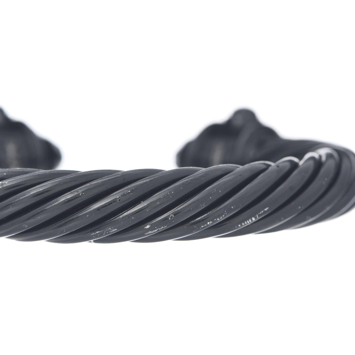 David Yurman Aluminum 10mm Renaissance Cable Bracelet Black 4 of 7