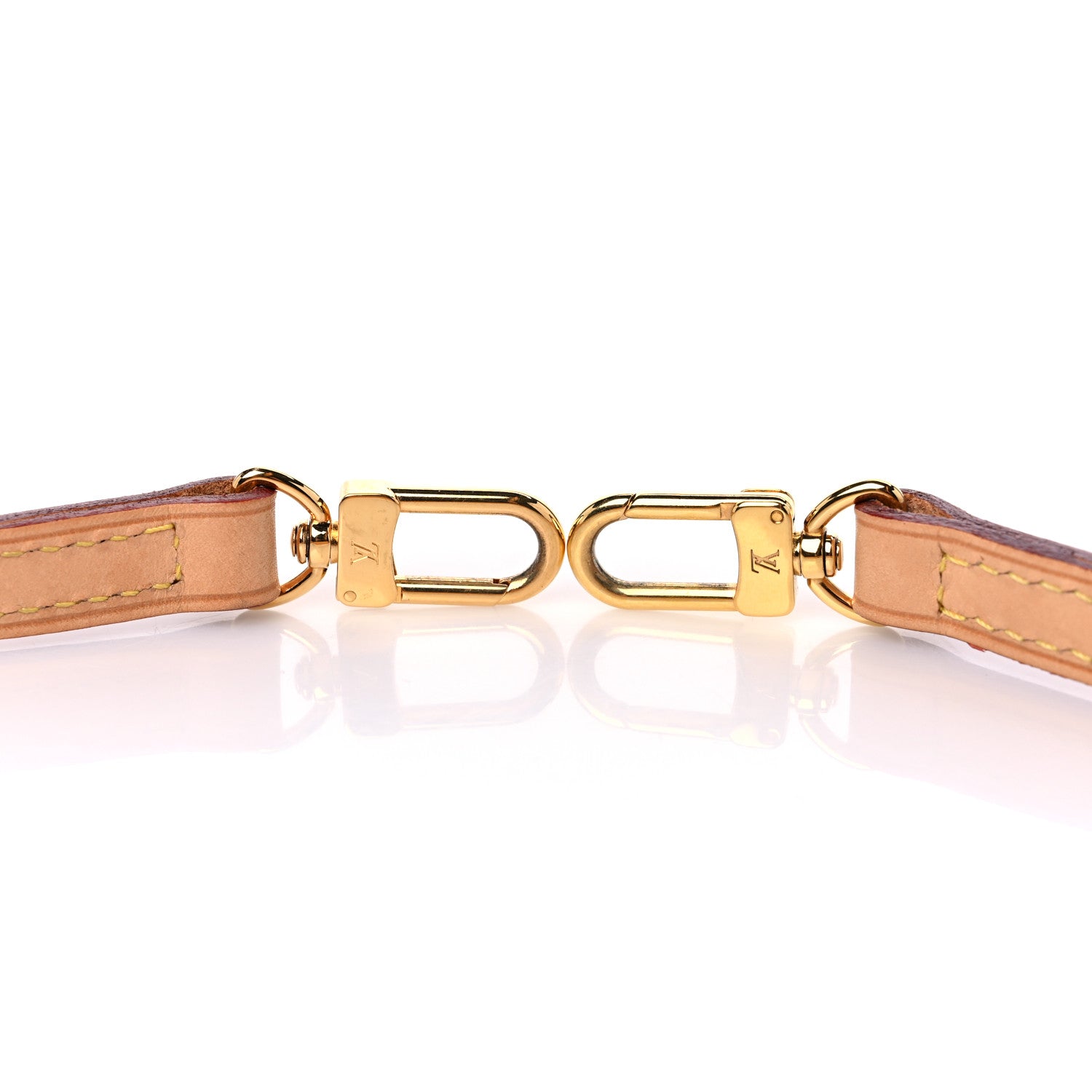 Louis Vuitton Vachetta 12mm Long Shoulder Strap VVN 3 of 5