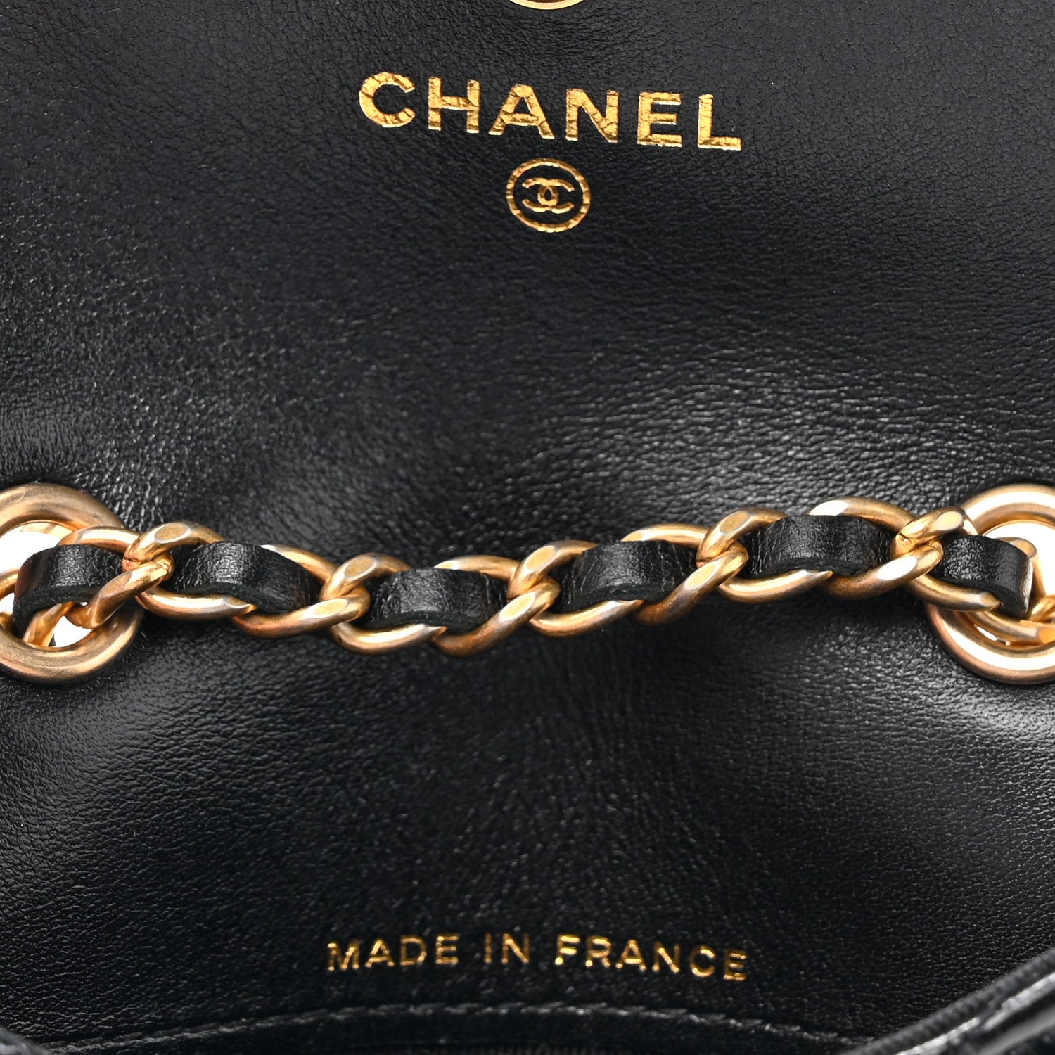 Chanel Shiny Aged Calfskin Quilted Waist Belt Bag Black 6 of 10