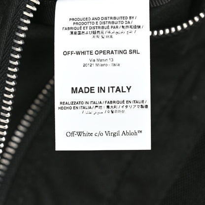 Off-White Canvas Goods Quote Tote Black White 7 of 12