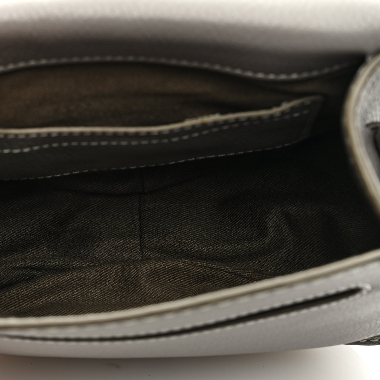 Calfskin Mini Marcie Round Crossbody Bag Cashmere Grey