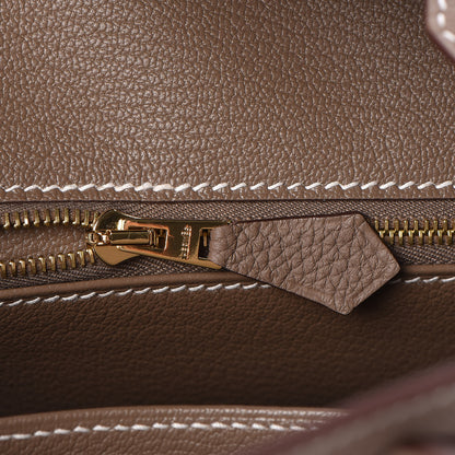 Hermes Togo Birkin 25 Etoupe 11 of 31