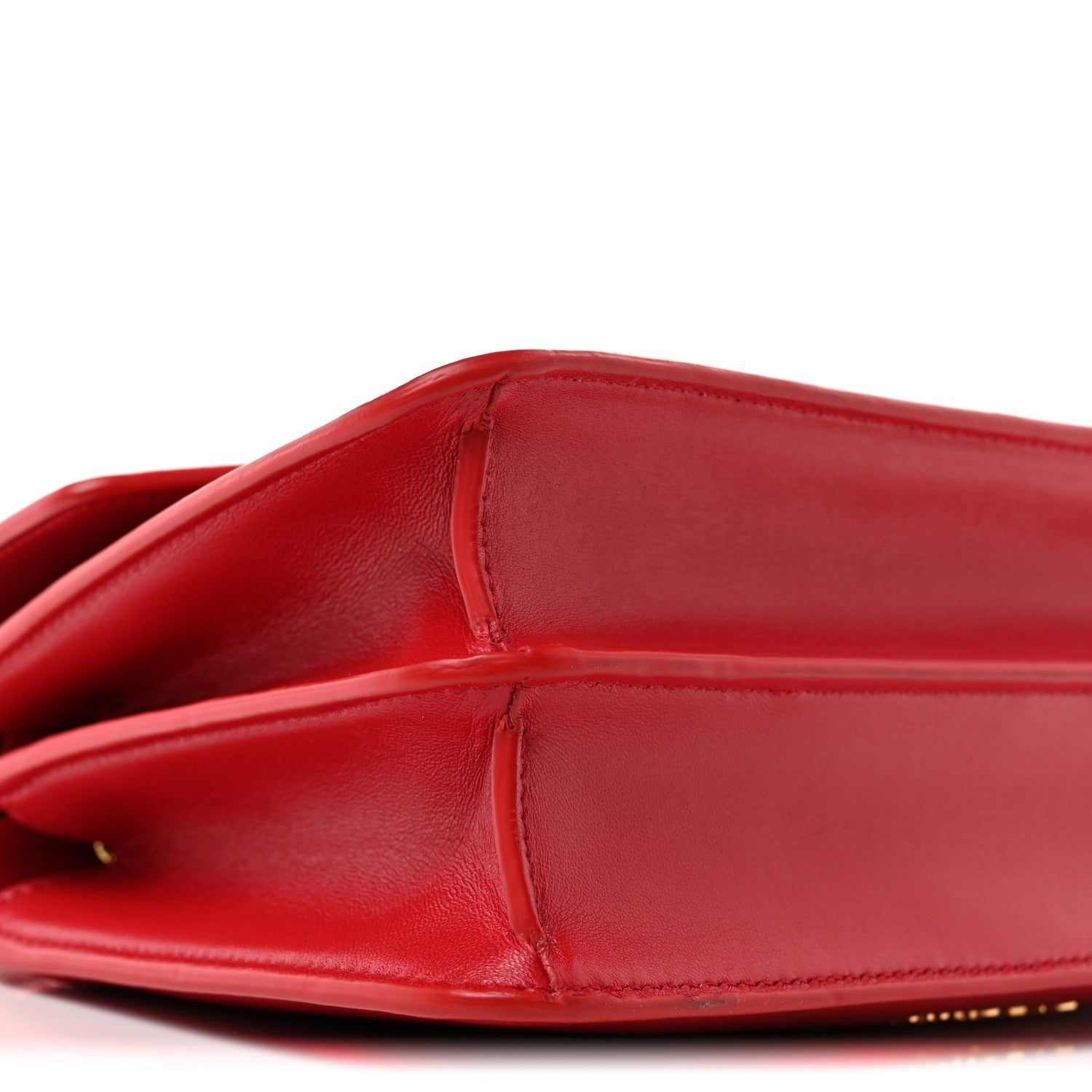 Bulgari Nappa Monochrome Serpenti Forever Large Maxi Chain Crossbody Bag Red 9 of 15