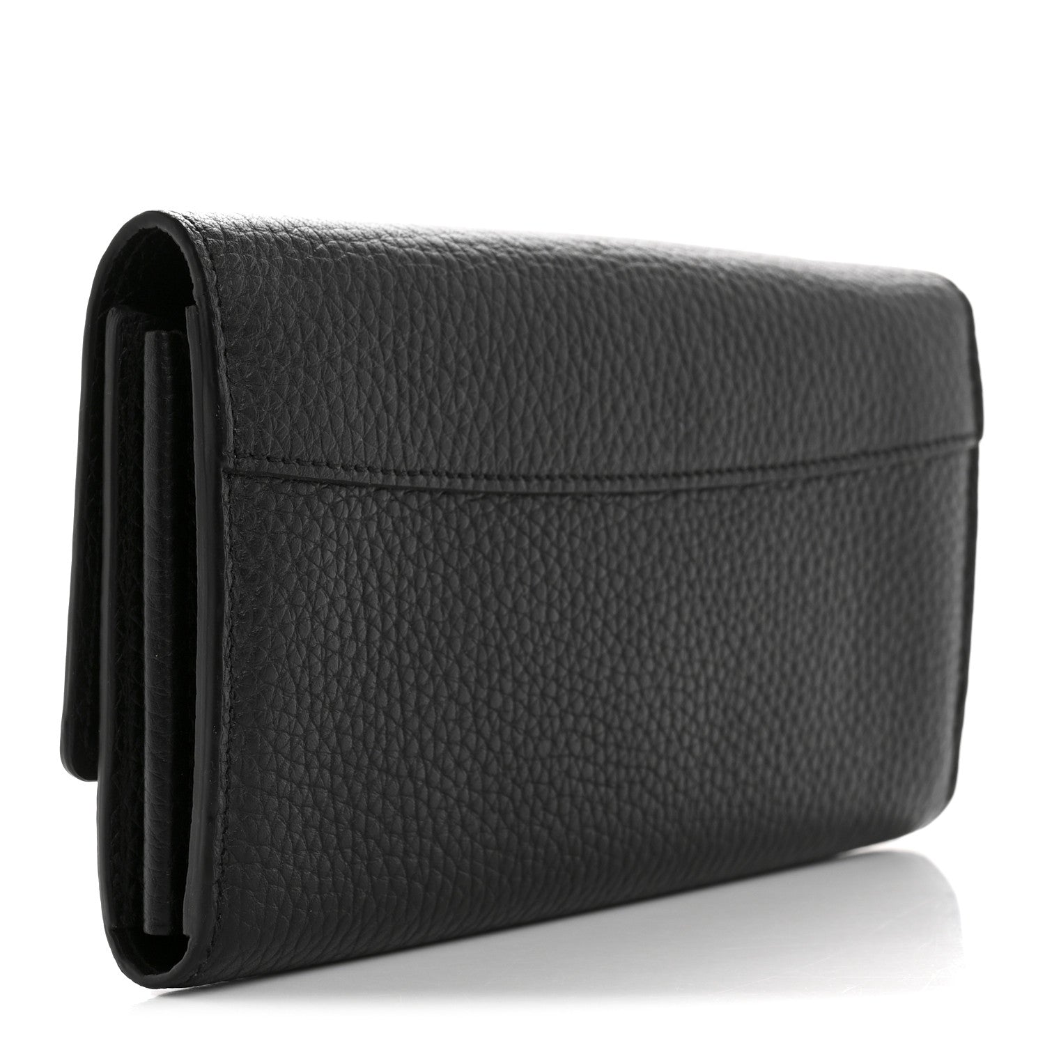 Louis Vuitton Taurillon Studded Sol Capucines Wallet Black 3 of 7