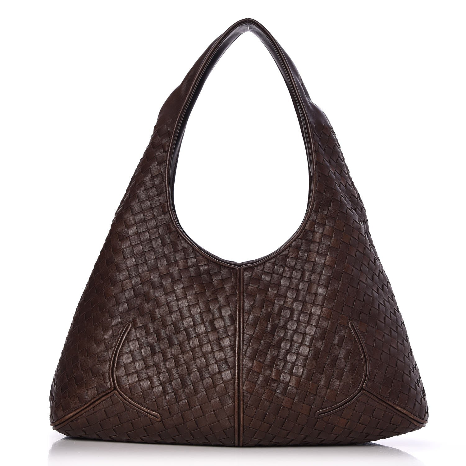 Bottega Veneta Nappa Intrecciato Ball Hobo Ebano 1 of 8