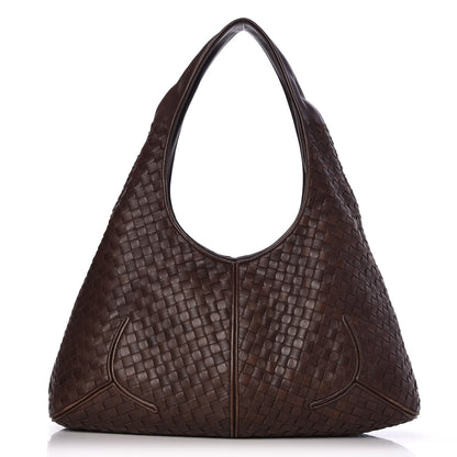Bottega Veneta Nappa Intrecciato Ball Hobo Ebano 1 of 8