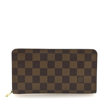 Louis Vuitton Damier Ebene Porte-Monnaie Zippe Zippy Wallet 1 of 7