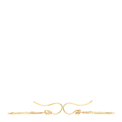 Roberto Coin 18K Yellow Gold Diamond Enamel Bollicine Drop Earrings White 3 of 4