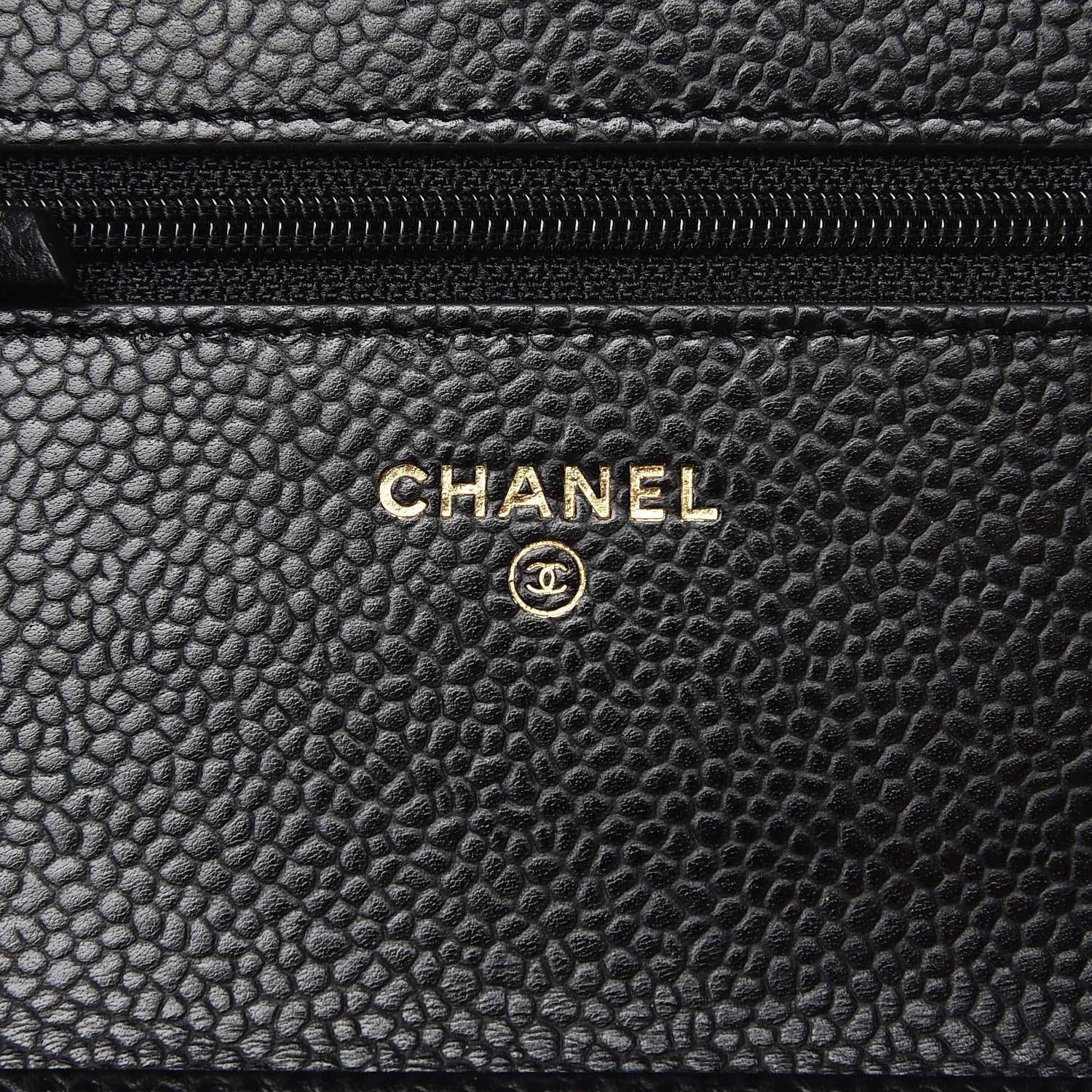 Chanel Caviar Quilted Wallet On Chain WOC Black 6 of 9