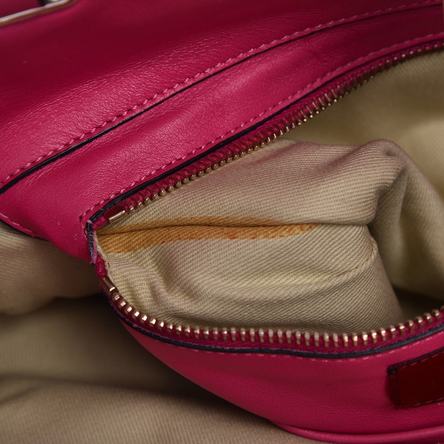 Valentino Garavani Vitello Medium Rockstud Tote Pop Fuxia 8 of 19