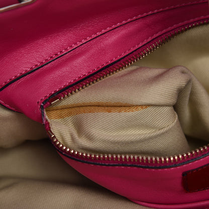 Valentino Garavani Vitello Medium Rockstud Tote Pop Fuxia 8 of 19