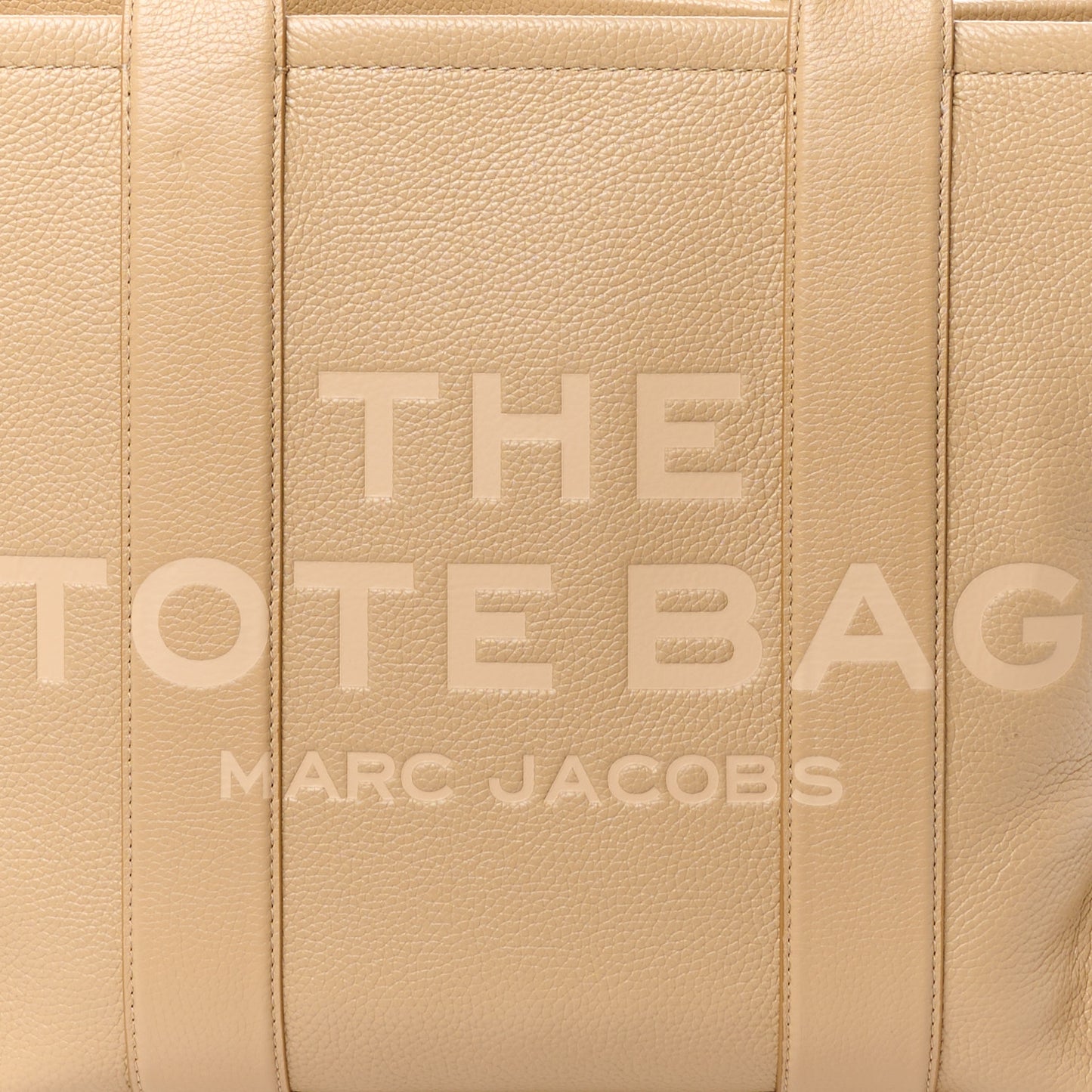 Grained Calfskin Large The Tote Bag Camel