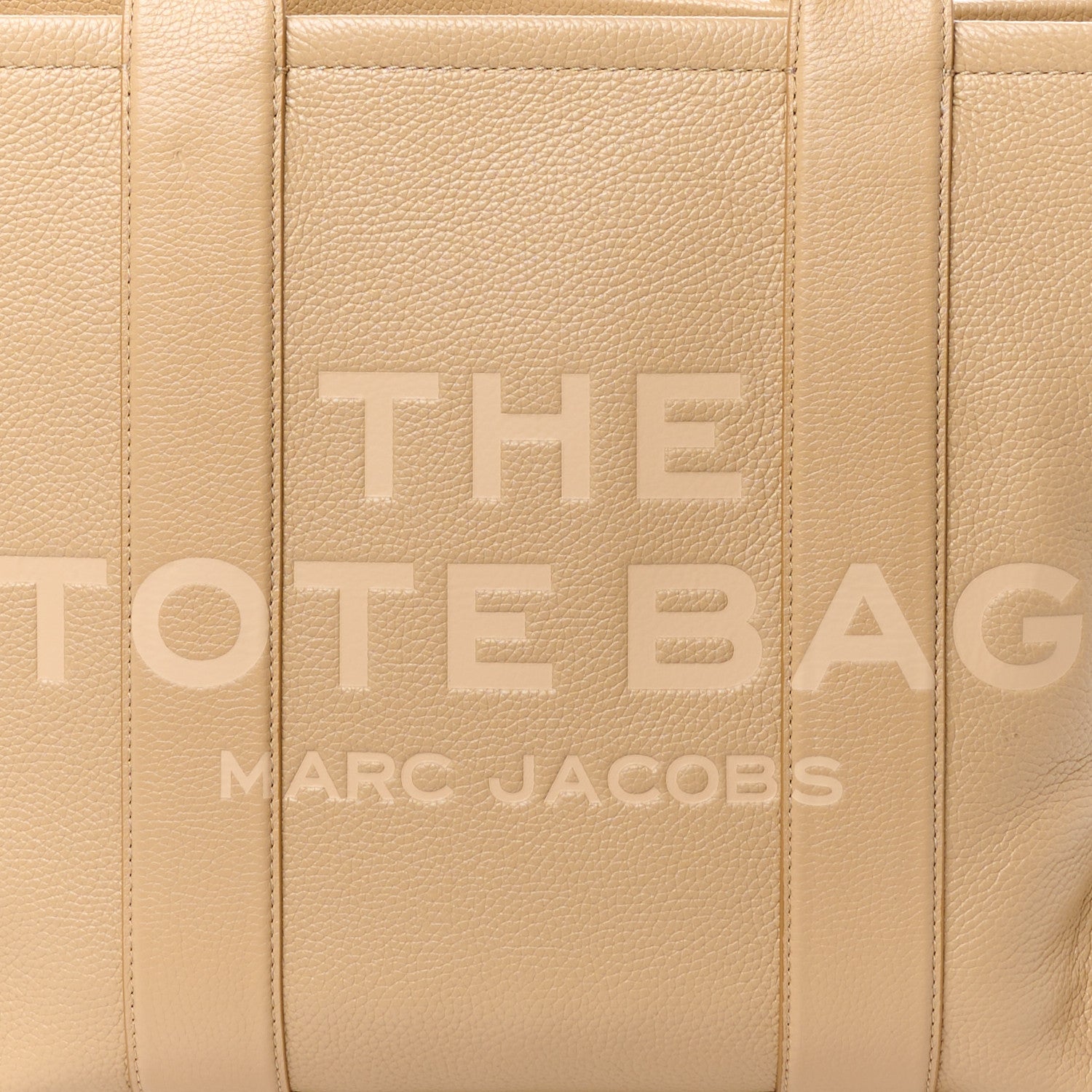 Marc Jacobs Grained Calfskin Large The Tote Bag Camel 10 of 14