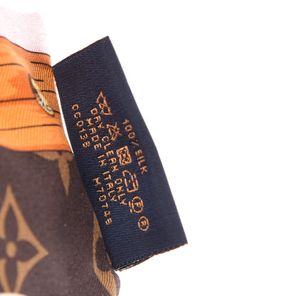 Louis Vuitton Silk Monogram Summer Trunks Bandeau Brown 3 of 7