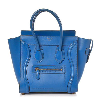 Celine Palmelato Micro Luggage Electric Blue 1 of 15