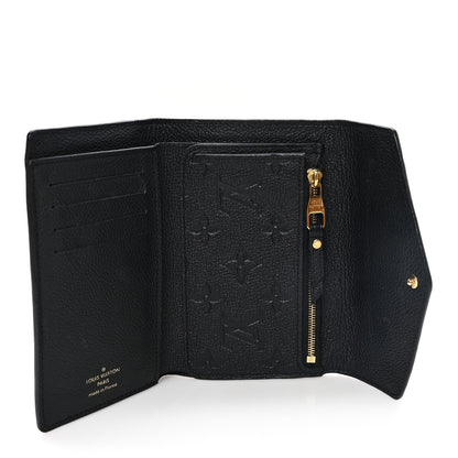 Louis Vuitton Empreinte Compact Curieuse Wallet Black 5 of 7