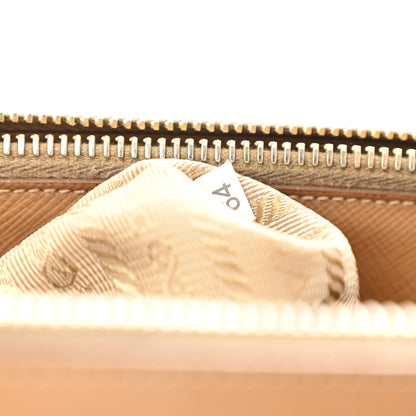 Prada Saffiano Medium Galleria Double Zip Tote Caramel 7 of 15