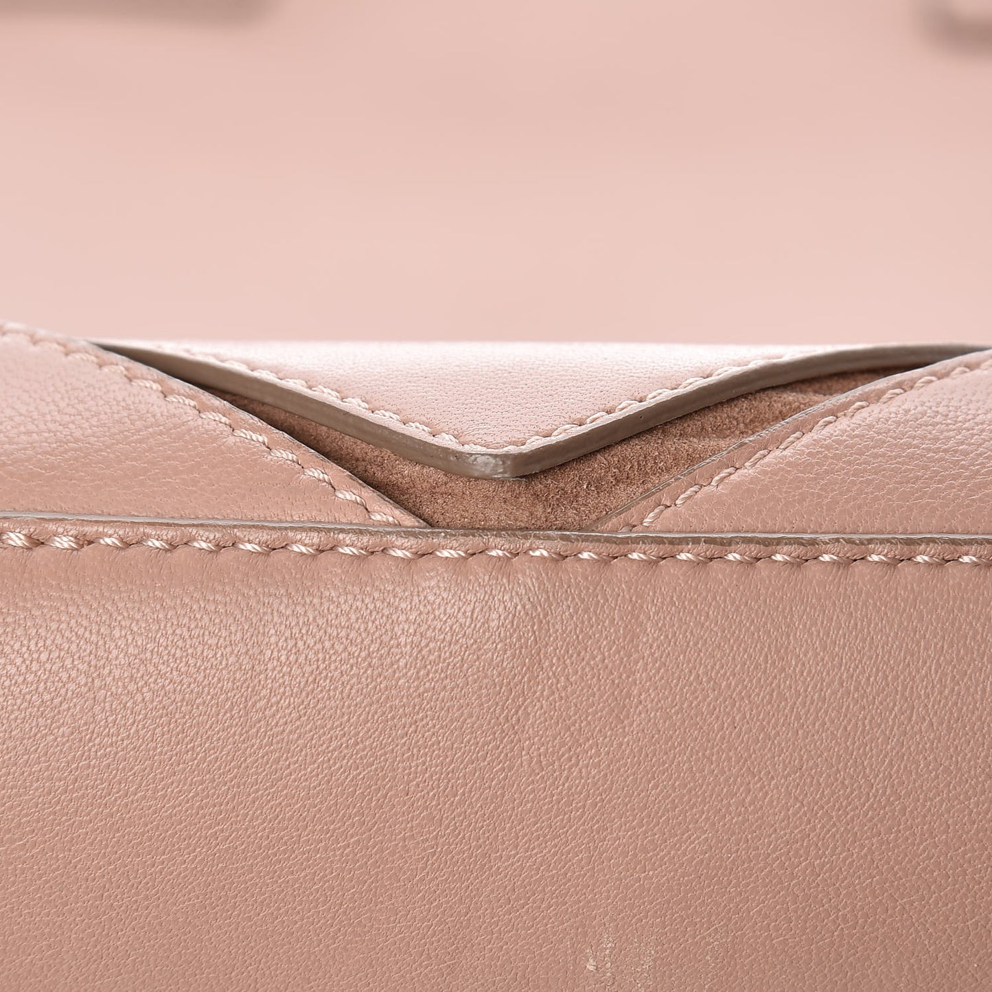 Nappa Medium Easy Tote Pale Pink