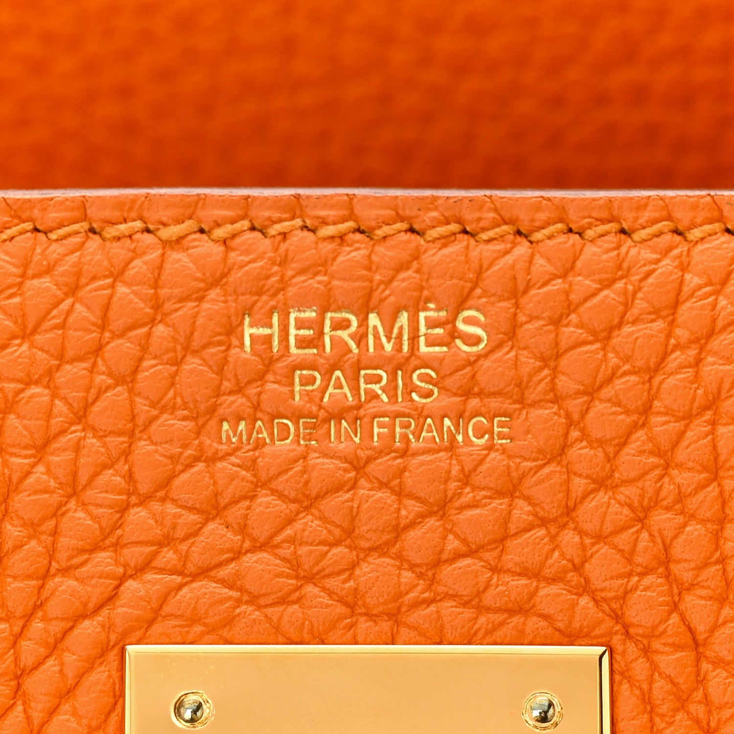 Hermes Taurillon Clemence Birkin 30 Abricot 6 of 12