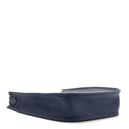 Hermes Taurillon Clemence Amazone Sangle Cavale Evelyne TPM Bleu Nuit Bleu Encre Cuivre 4 of 8