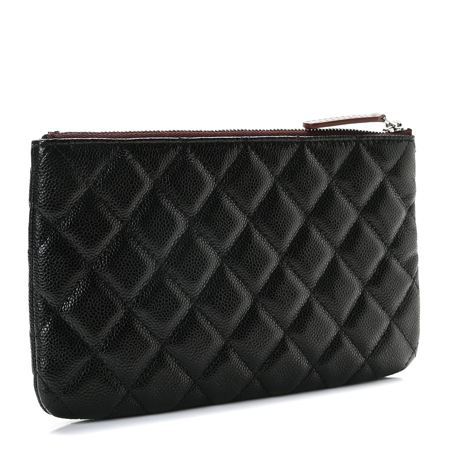 Chanel Caviar Quilted Cosmetic Case Black 3 of 8