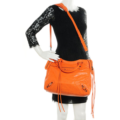 Balenciaga Agneau Velo Tangerine 2 of 8