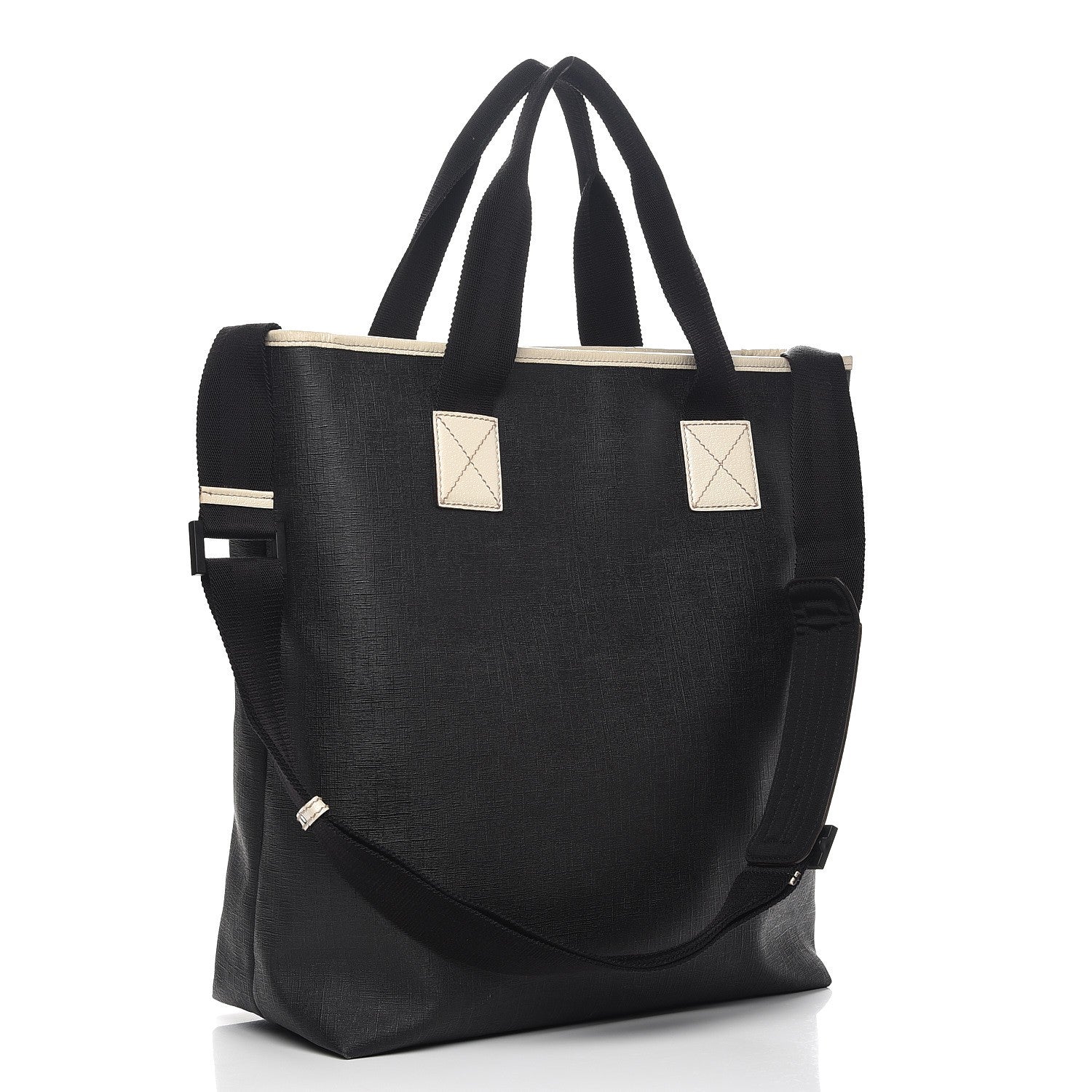 Gucci Coated Canvas Large Logo Tote Black 3 of 11