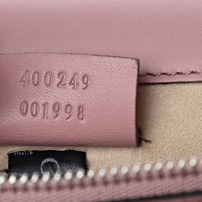 Gucci Ayers Snakeskin Chevron Small Dionysus Shoulder Bag Pink 8 of 13