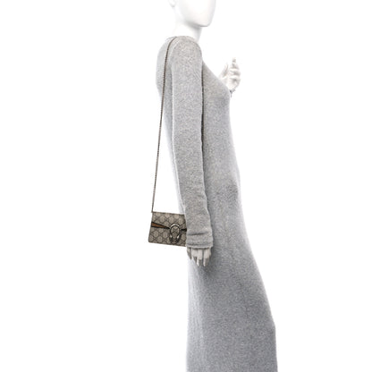 Gucci GG Supreme Monogram Super Mini Dionysus Shoulder Bag Taupe 2 of 9