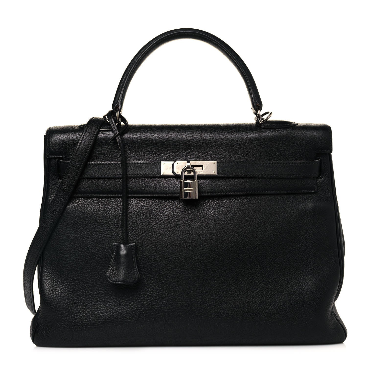 Hermes Taurillon Clemence Kelly Retourne 35 Black 1 of 19