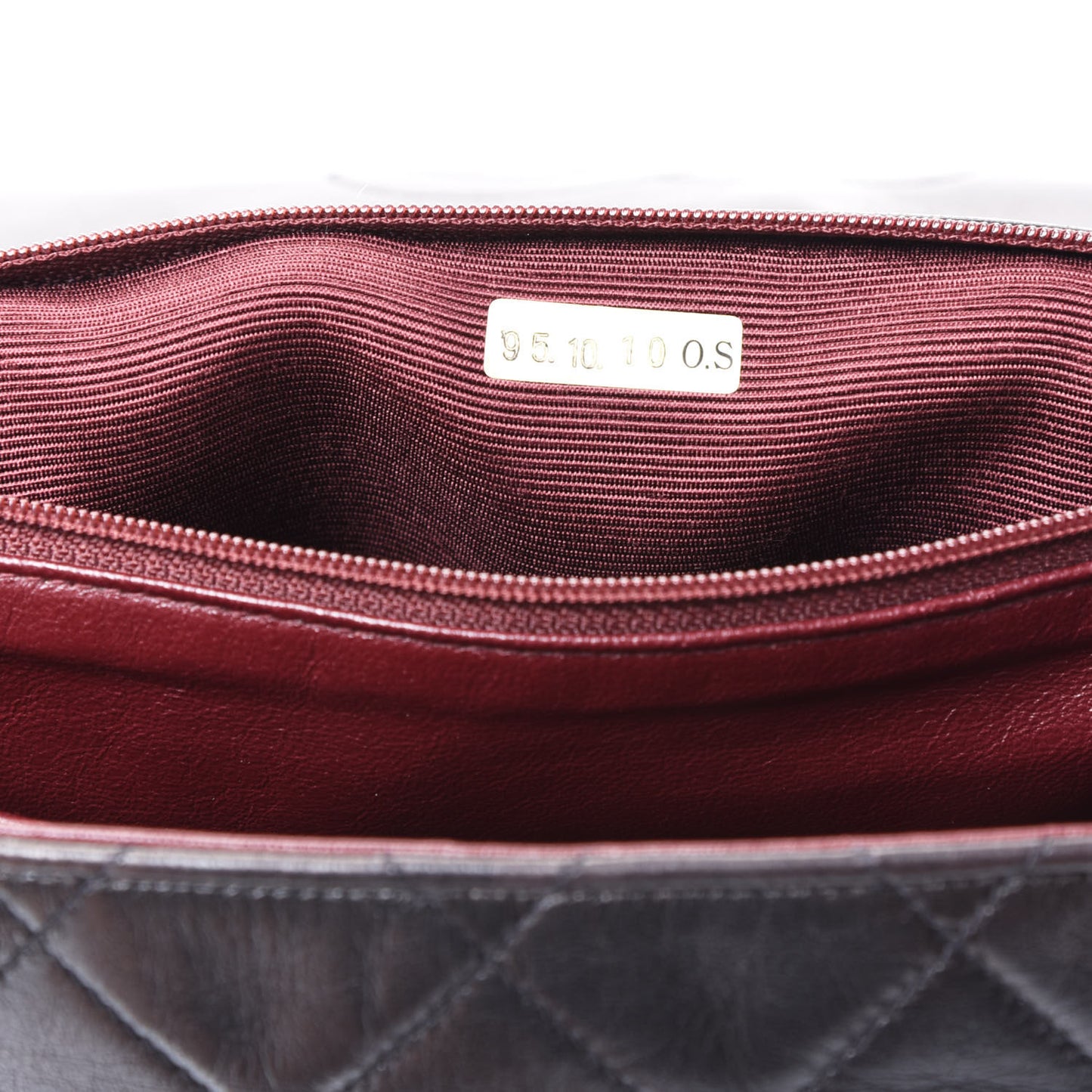 Lambskin Quilted Jumbo Single Flap Black