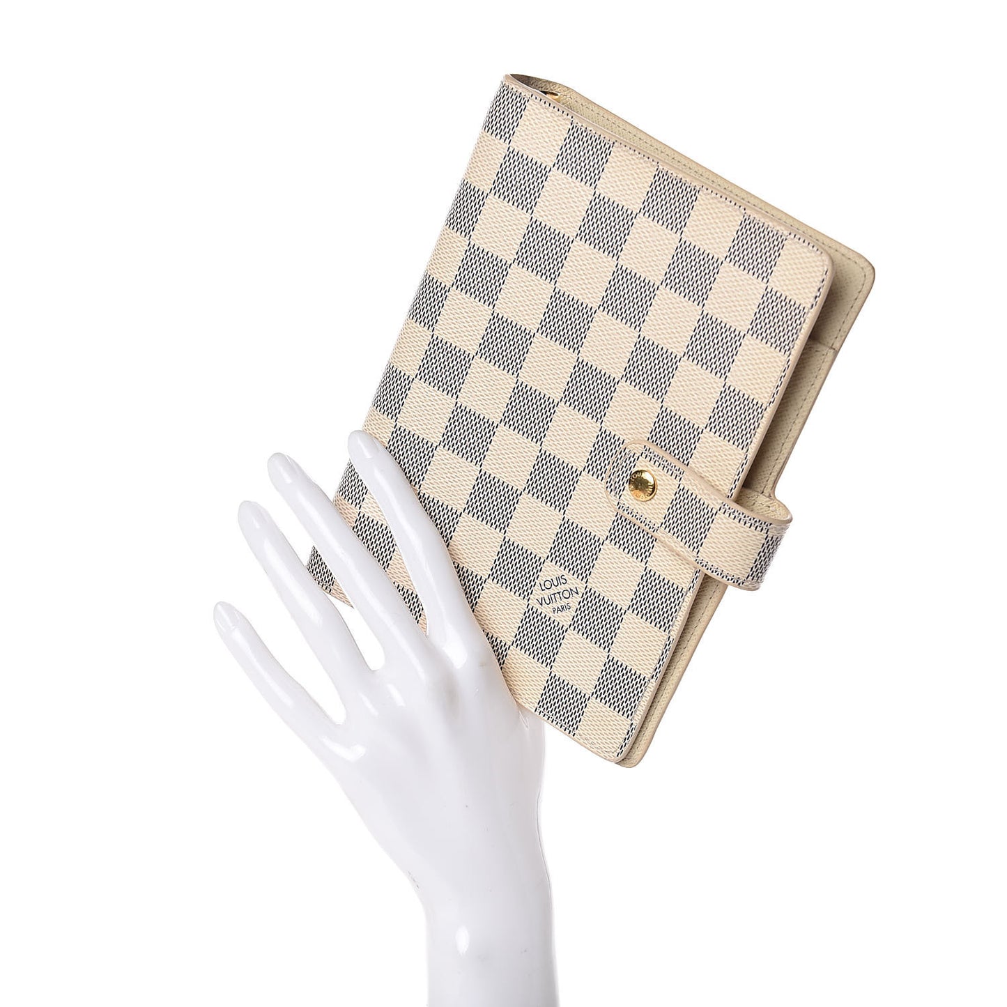 Damier Azur Medium Ring Agenda Cover