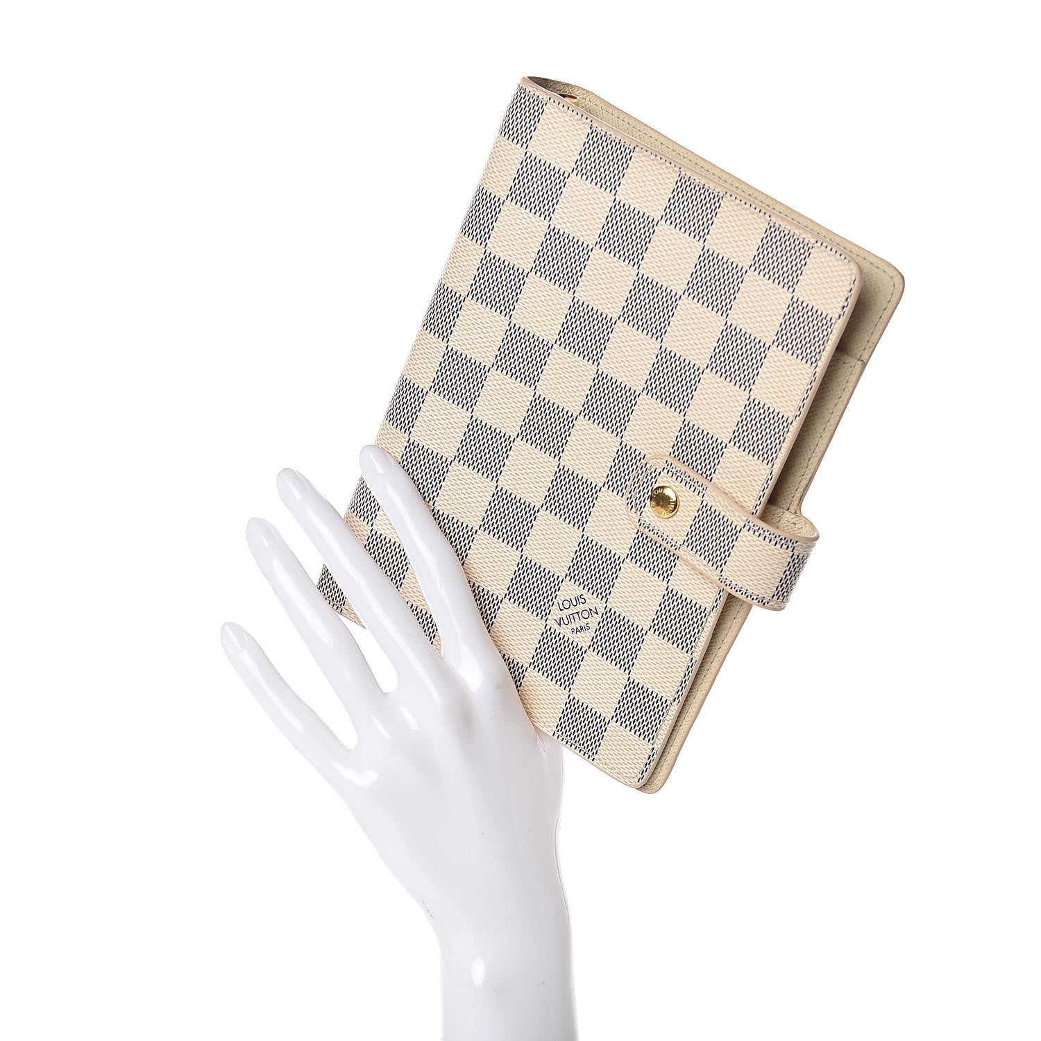 Louis Vuitton Damier Azur Medium Ring Agenda Cover 2 of 8