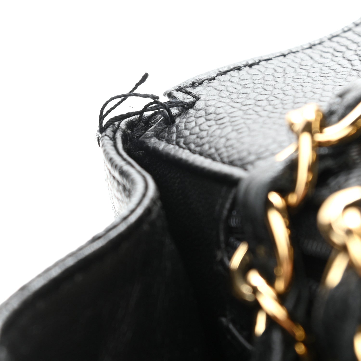 Chanel Caviar Quilted Jumbo Single Flap Black 12 of 14