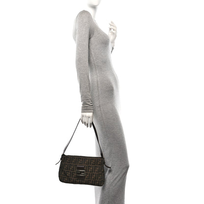 Fendi Zucca Shoulder Bag Tobacco 2 of 12