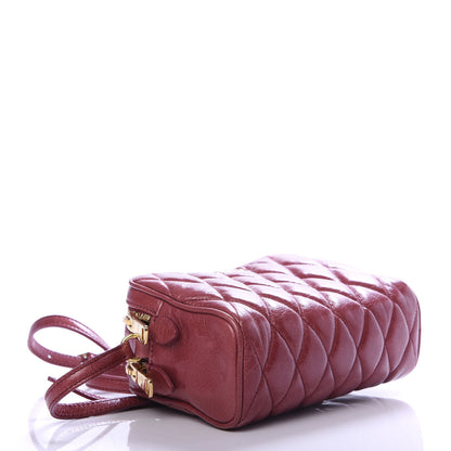Miu Miu Vitello Shine Quilted Camera Bag Bruyere 4 of 9