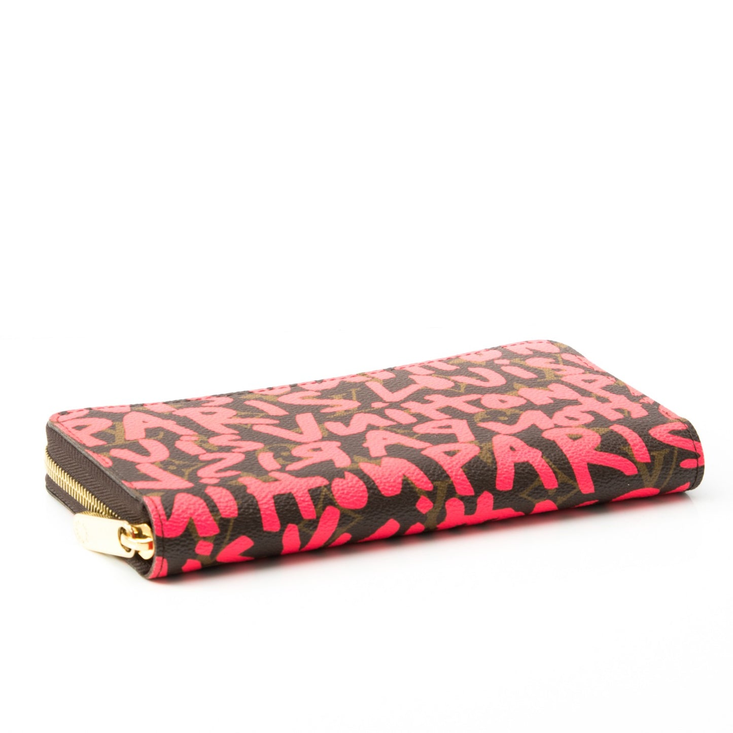 Monogram Graffiti Zippy Wallet Fuchsia