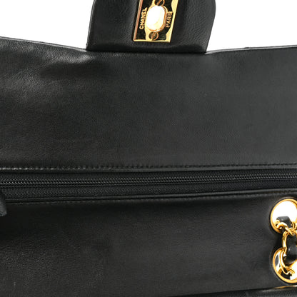 Chanel Lambskin Quilted Small Double Flap Black 10 of 18