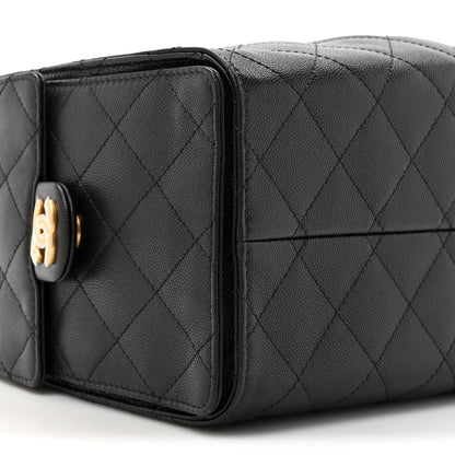 Chanel Caviar Quilted Small Chanel 25 Handbag Black 10 of 10